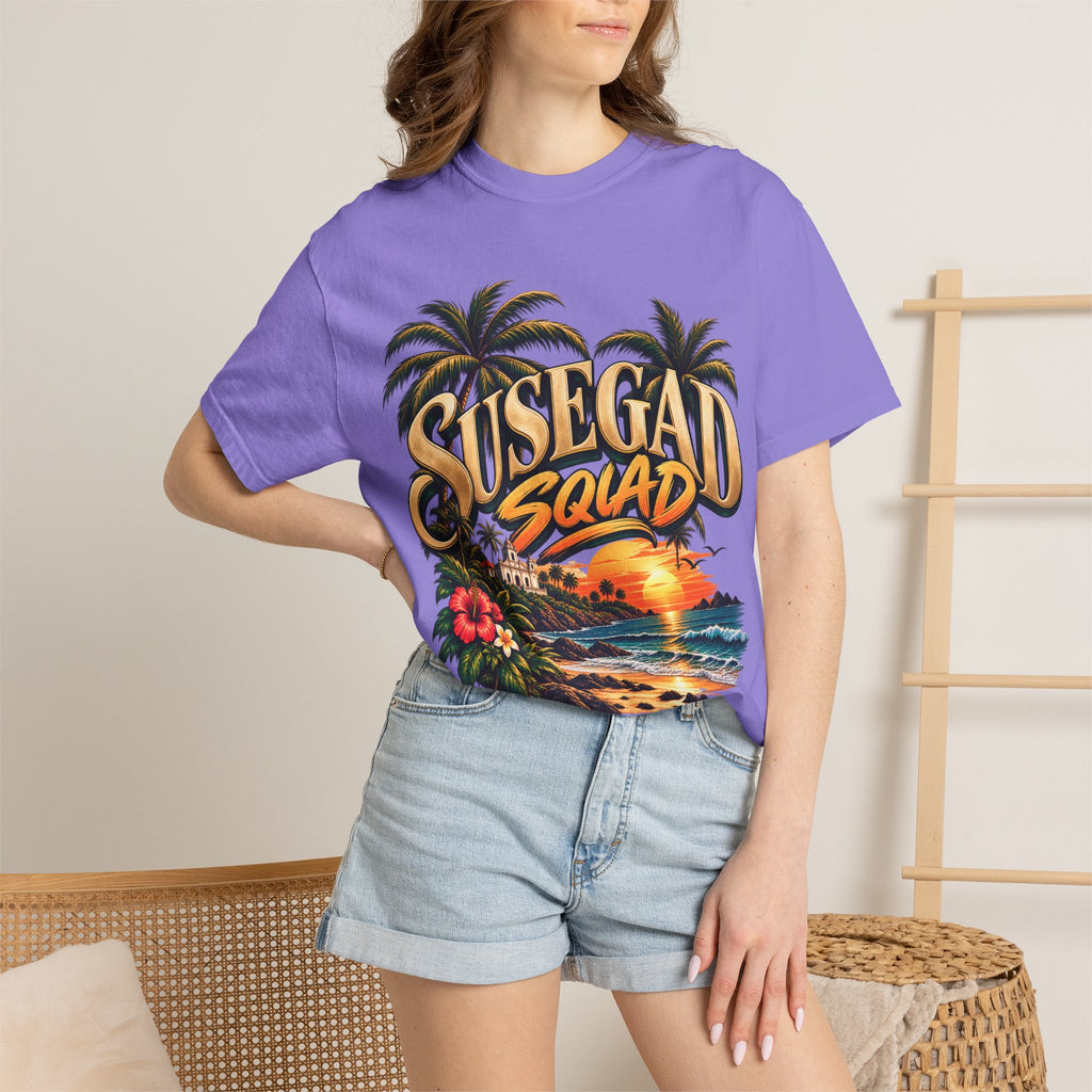 Susegad Squad Sunset Garment-Dyed T-Shirt