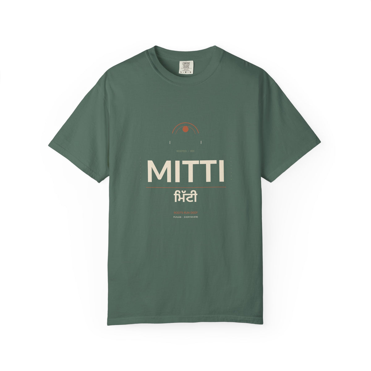 MITTI Punjabi Heritage T-Shirt – Garment-Dyed Graphic — product image 4