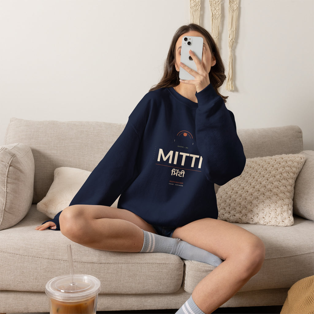 Mitti Minimalist Logo Crewneck Sweatshirt
