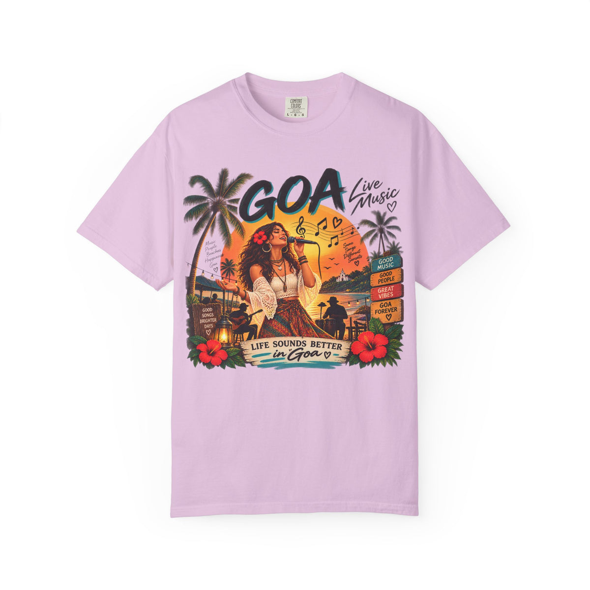 Goa Live Music Garment-Dyed T-Shirt | Goan Heritage
