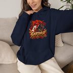 Sardar Retro Fighter Graphic Hoodie | Punjabi Heritage Pullover