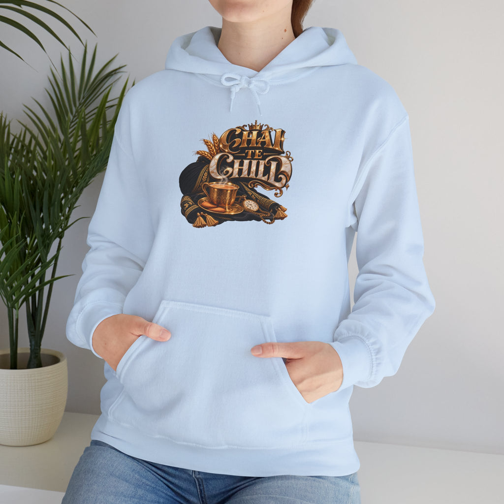 The Chill Coffee Graphic Hoodie | Autumn Leaves Pullover
