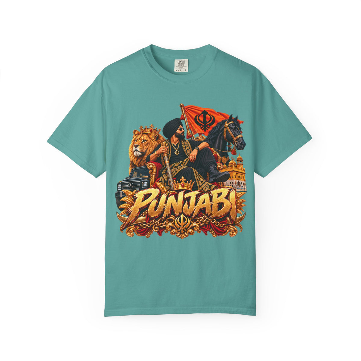 Punjabi Pride T-Shirt — Bold Nihang Warrior Design