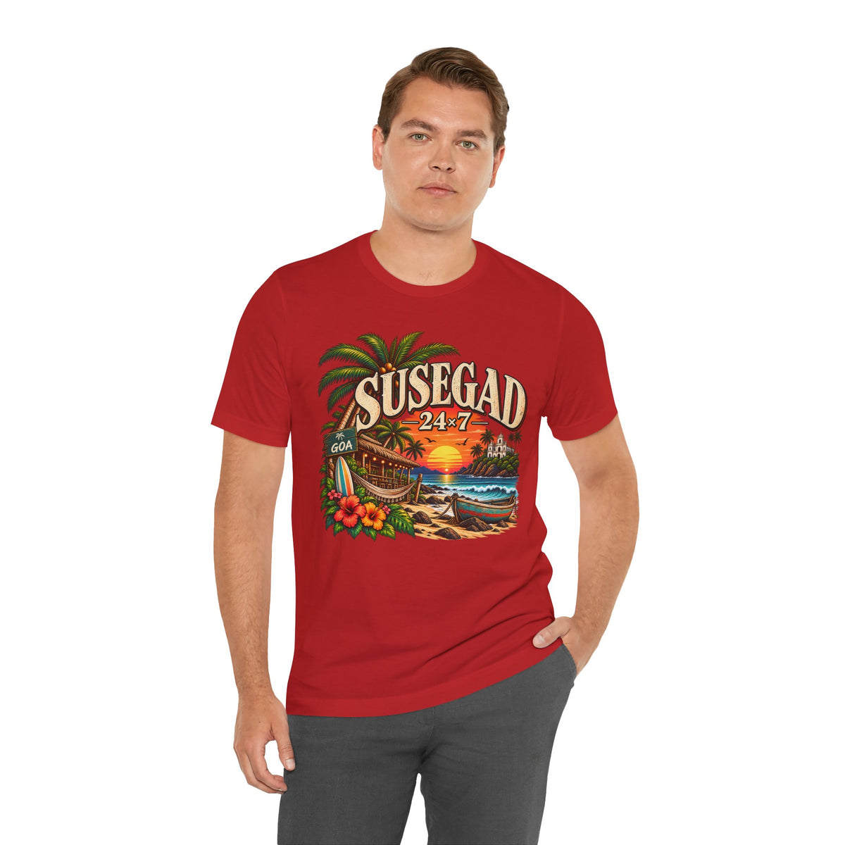 Susegad 24x7 Goa Sunset Jersey T-Shirt