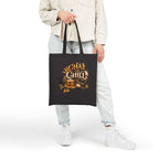 Tea & Chill Cotton Tote Bag — Vintage Tea Time Illustration