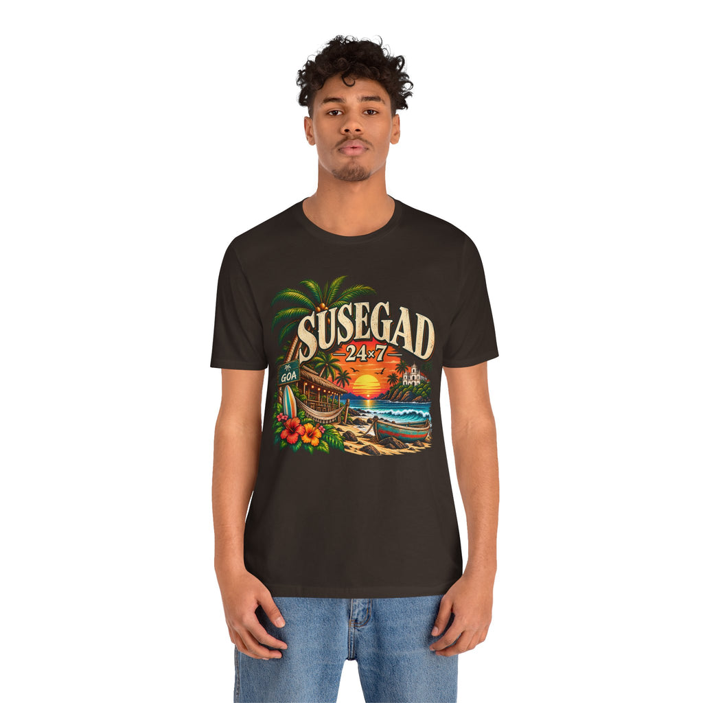 Susegad 24x7 Goa Sunset Jersey T-Shirt