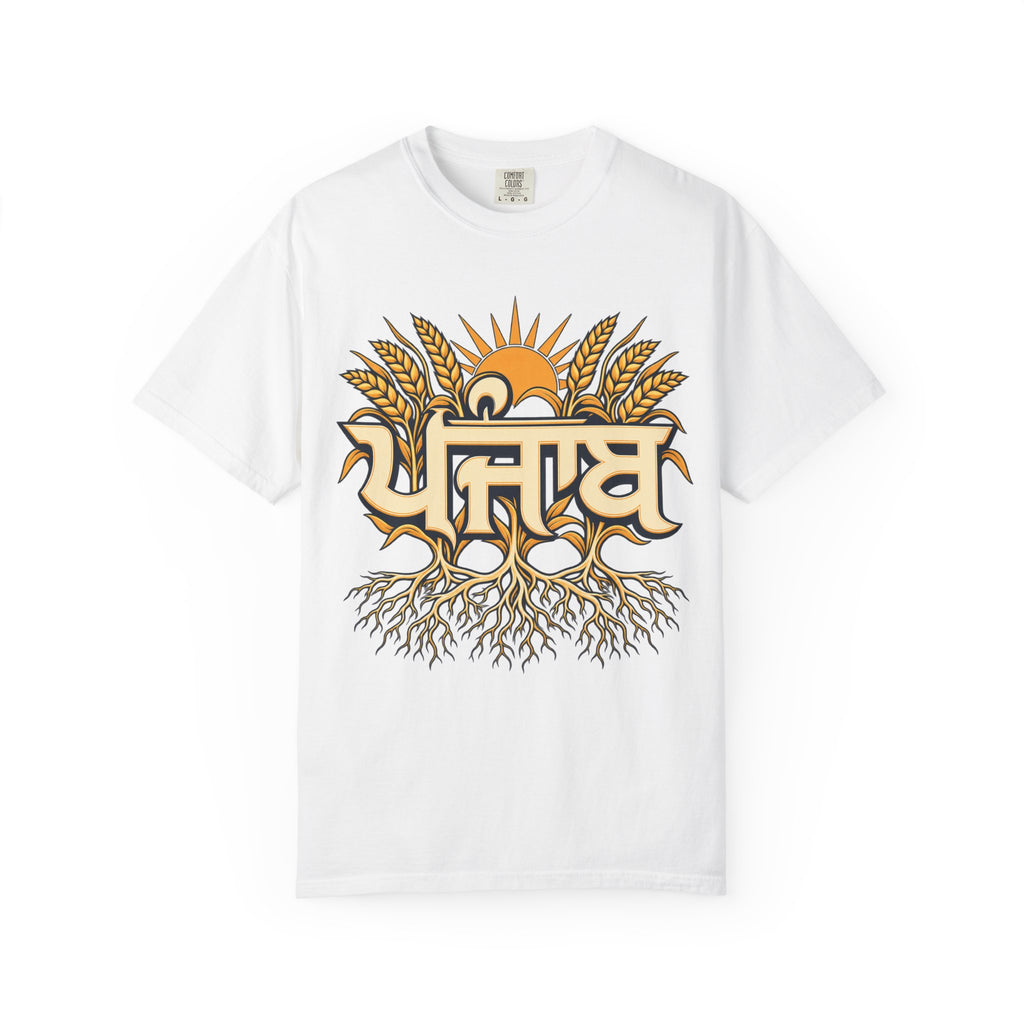 Punjabi Roots Graphic T-Shirt | Wheat & Sun
