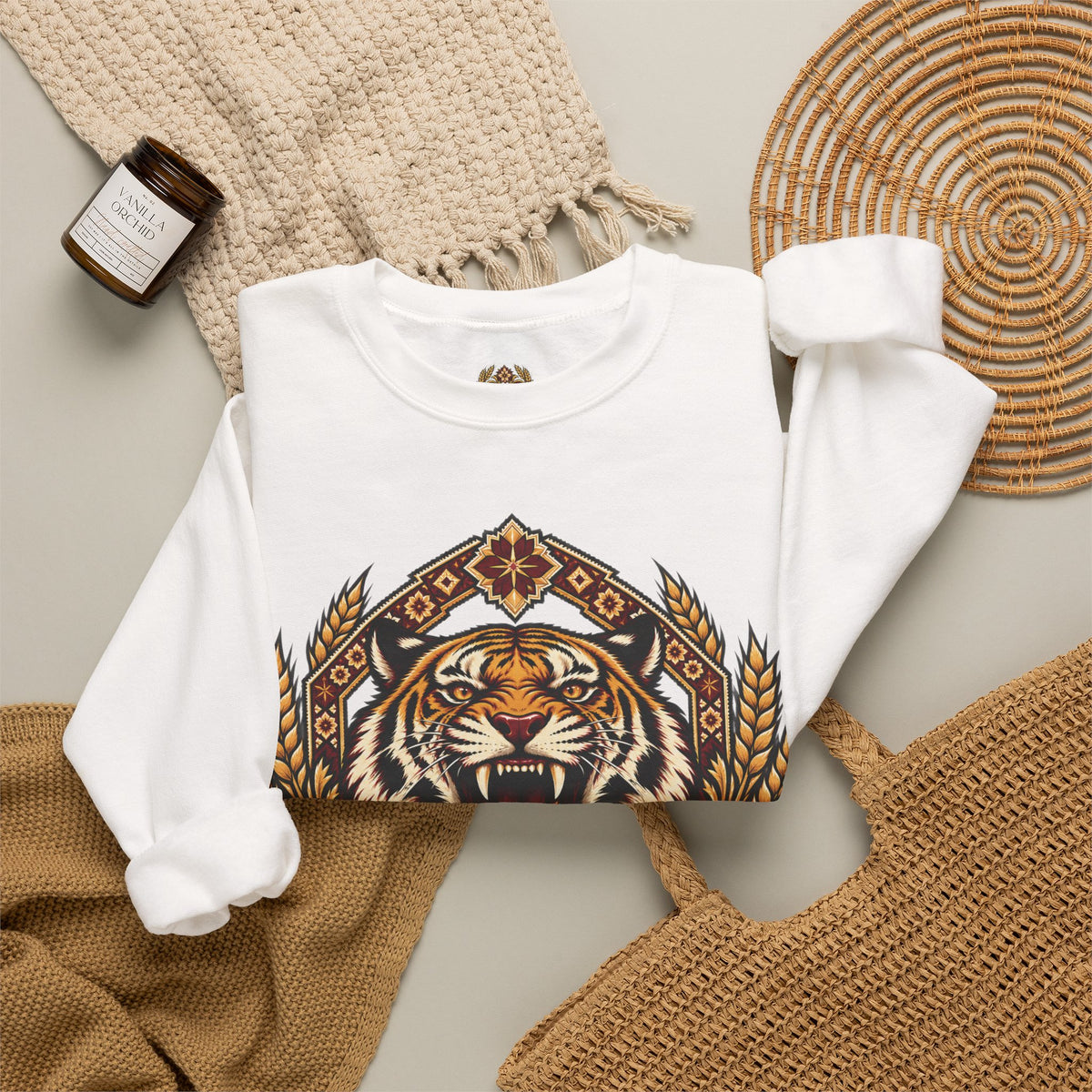Product gallery view 2 of Punjab Tiger Crewneck Sweatshirt – Find Your Roar