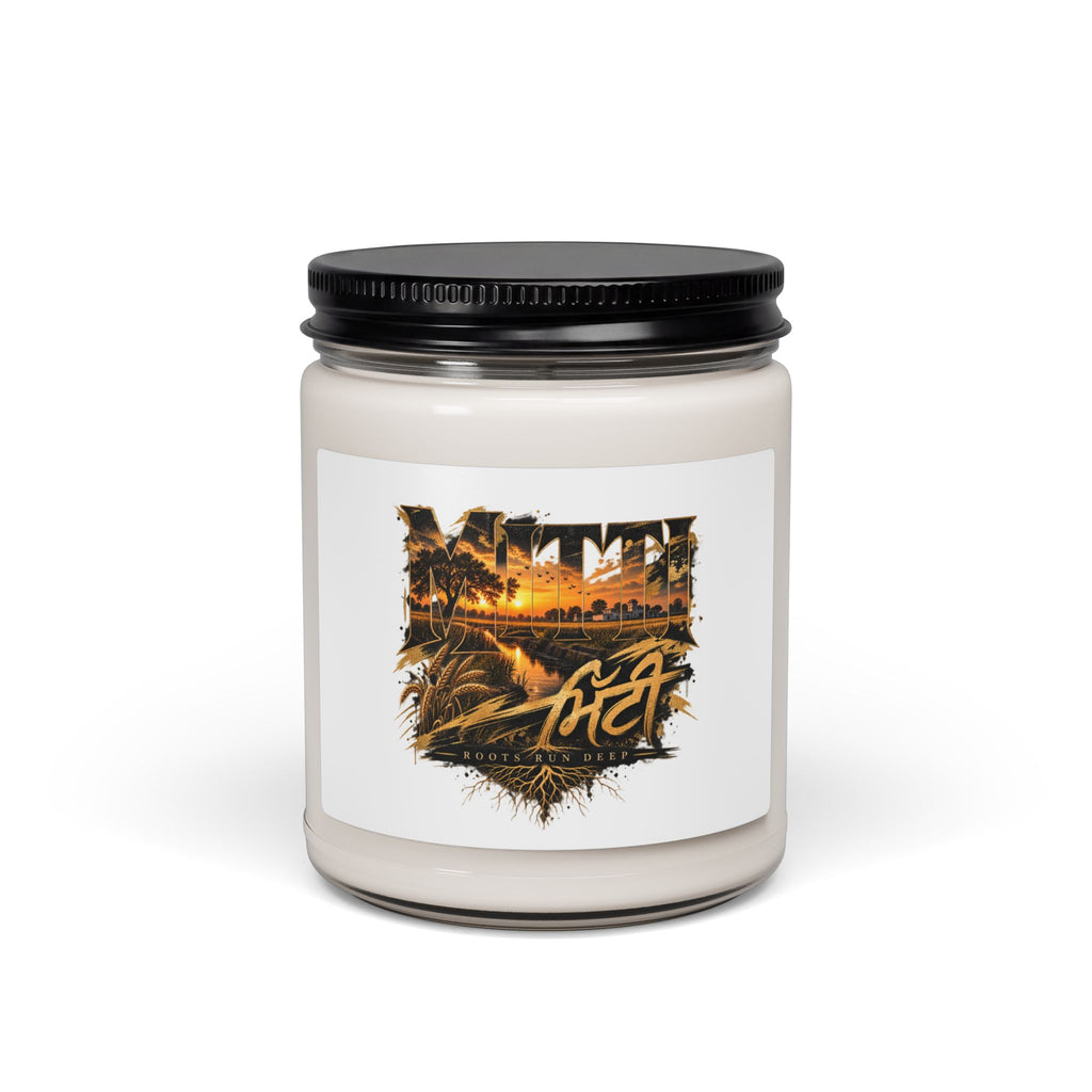 Sunset Palm Soy Candle – 9oz Scented Jar (Roots Run Deep) — product image 4