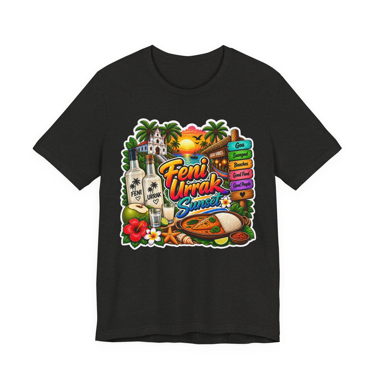 Feni Urrak Goan Drink Graphic Jersey T-Shirt