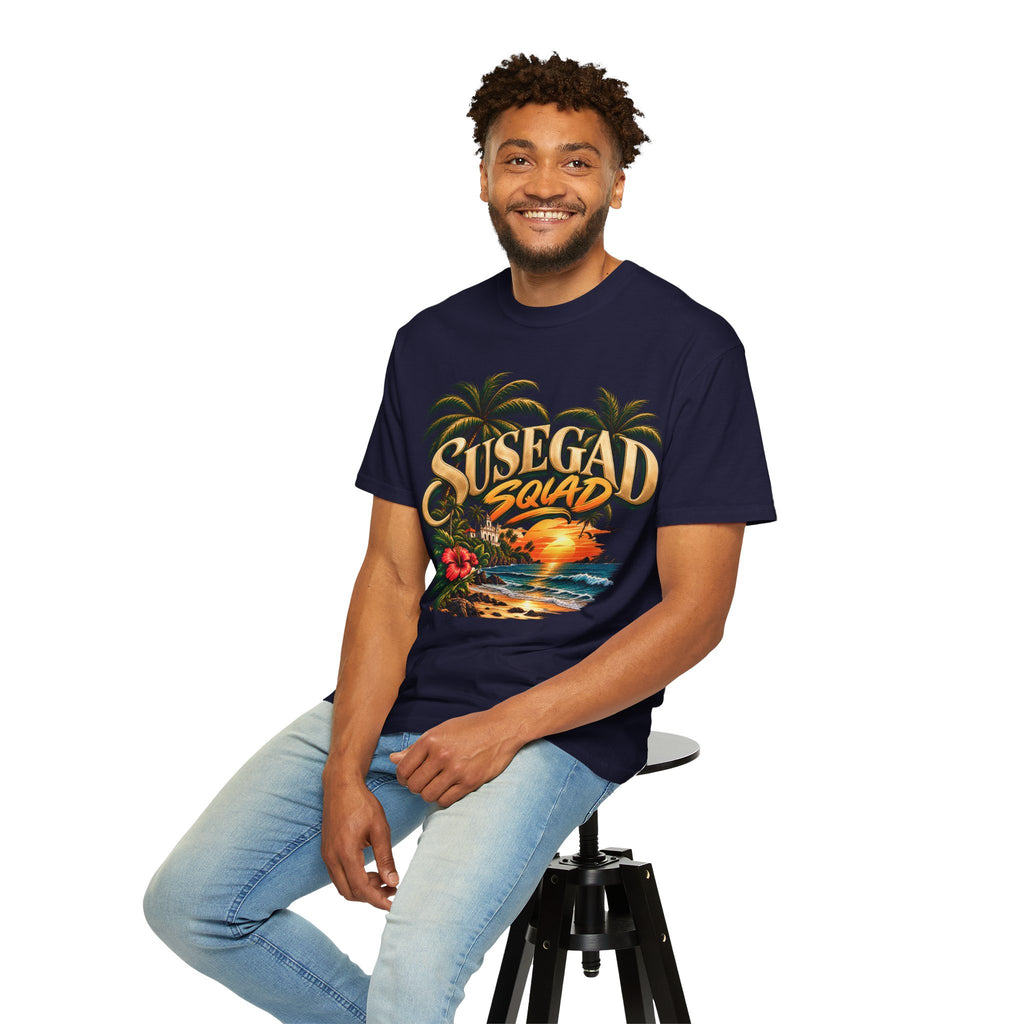 Susegad Squad Sunset Garment-Dyed T-Shirt