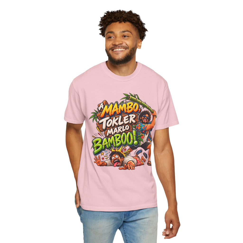 A Mambo, Tokler Marlo Bamboo! Goan Heritage Garment-Dyed T-Shirt