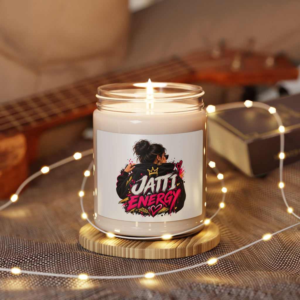 Jatti Energy 9oz Soy Candle | Punjabi Pride Graphic