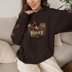NIDAR Tiger and Bear Graphic Hoodie