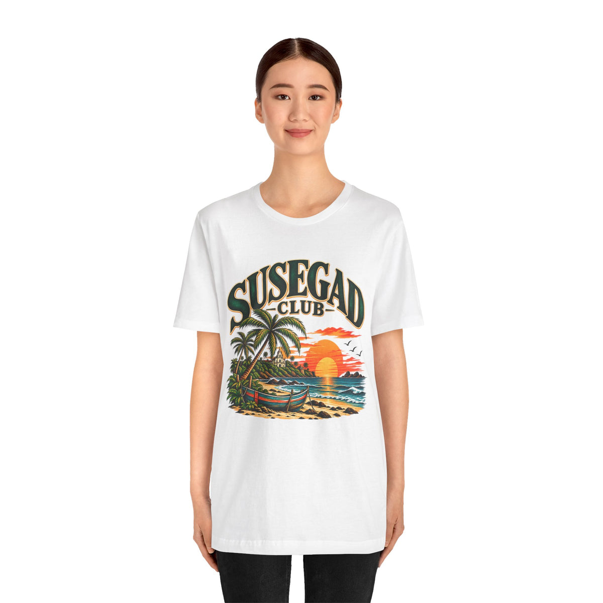 Susegad Club Sunset Beach Jersey T-Shirt