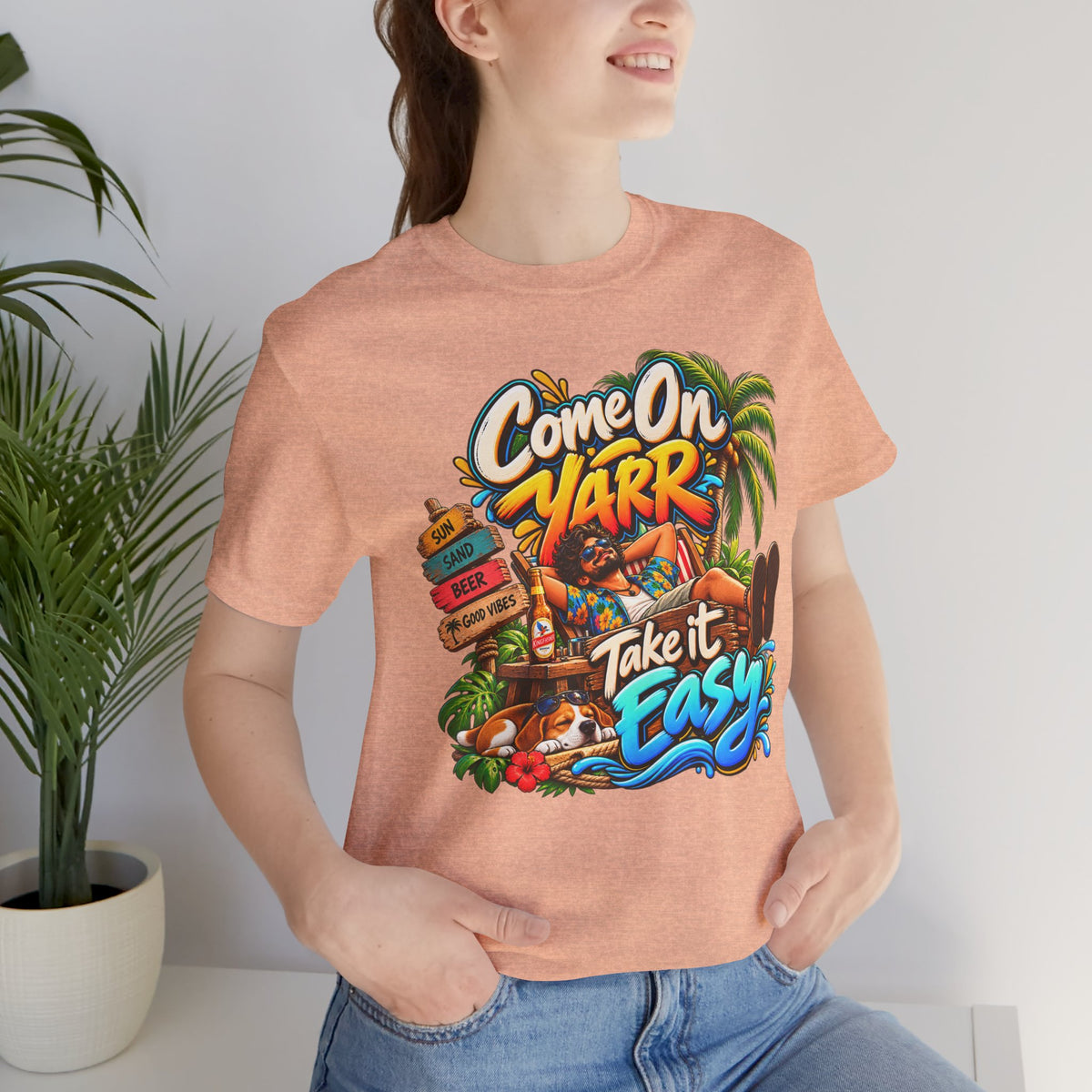 COME ON YARR / TAKE IT EASY Jersey T-Shirt