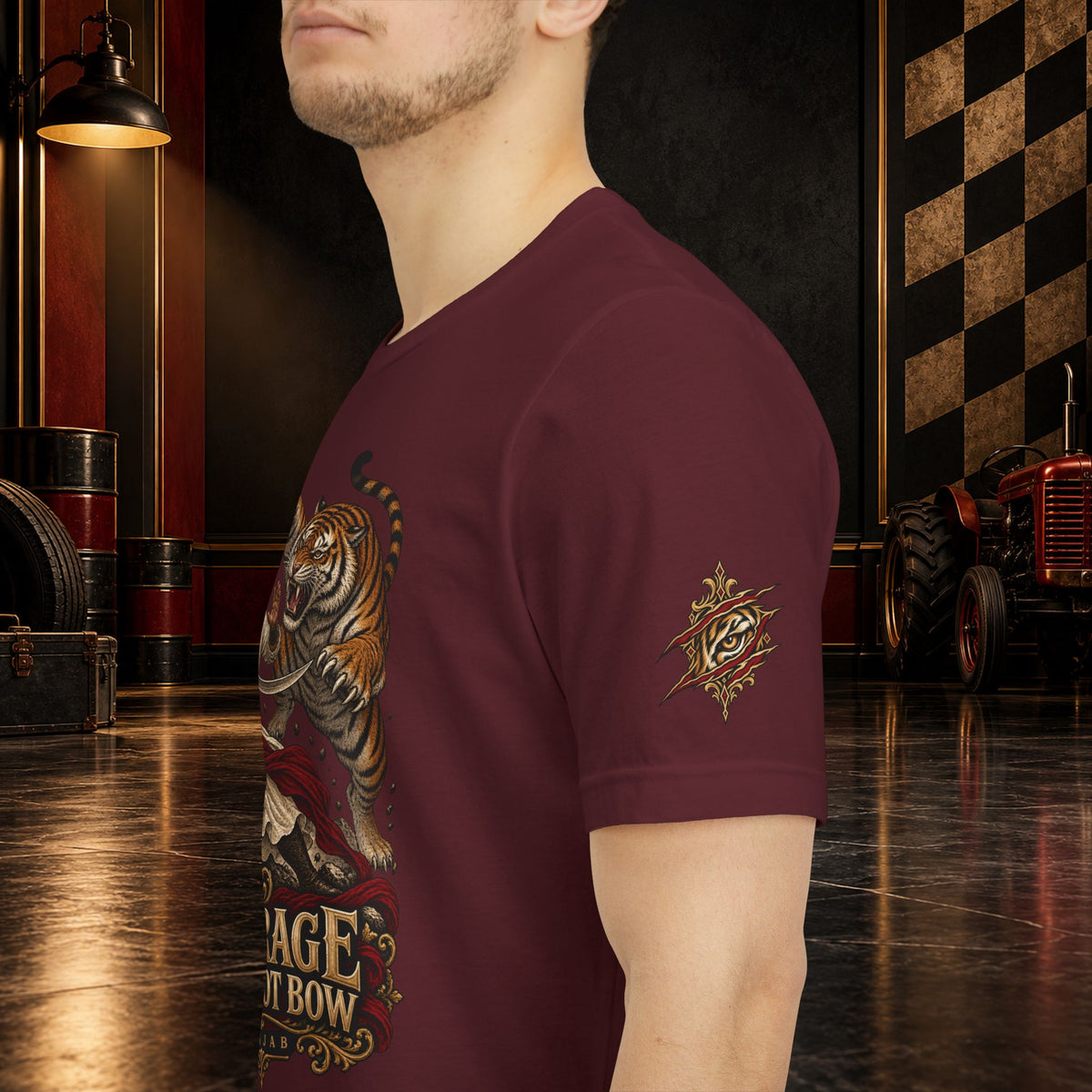 Nidar Viking Tiger Graphic T-Shirt