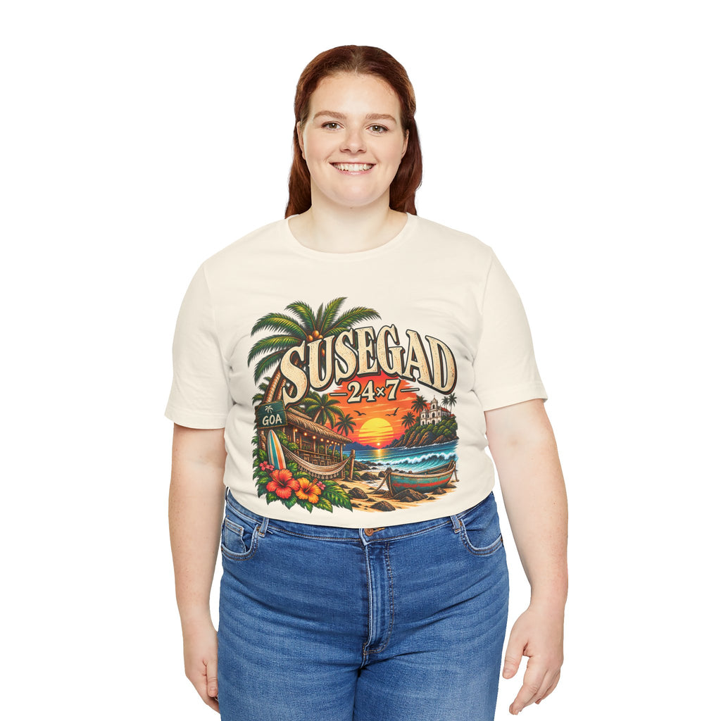Susegad 24x7 Goa Sunset Jersey T-Shirt
