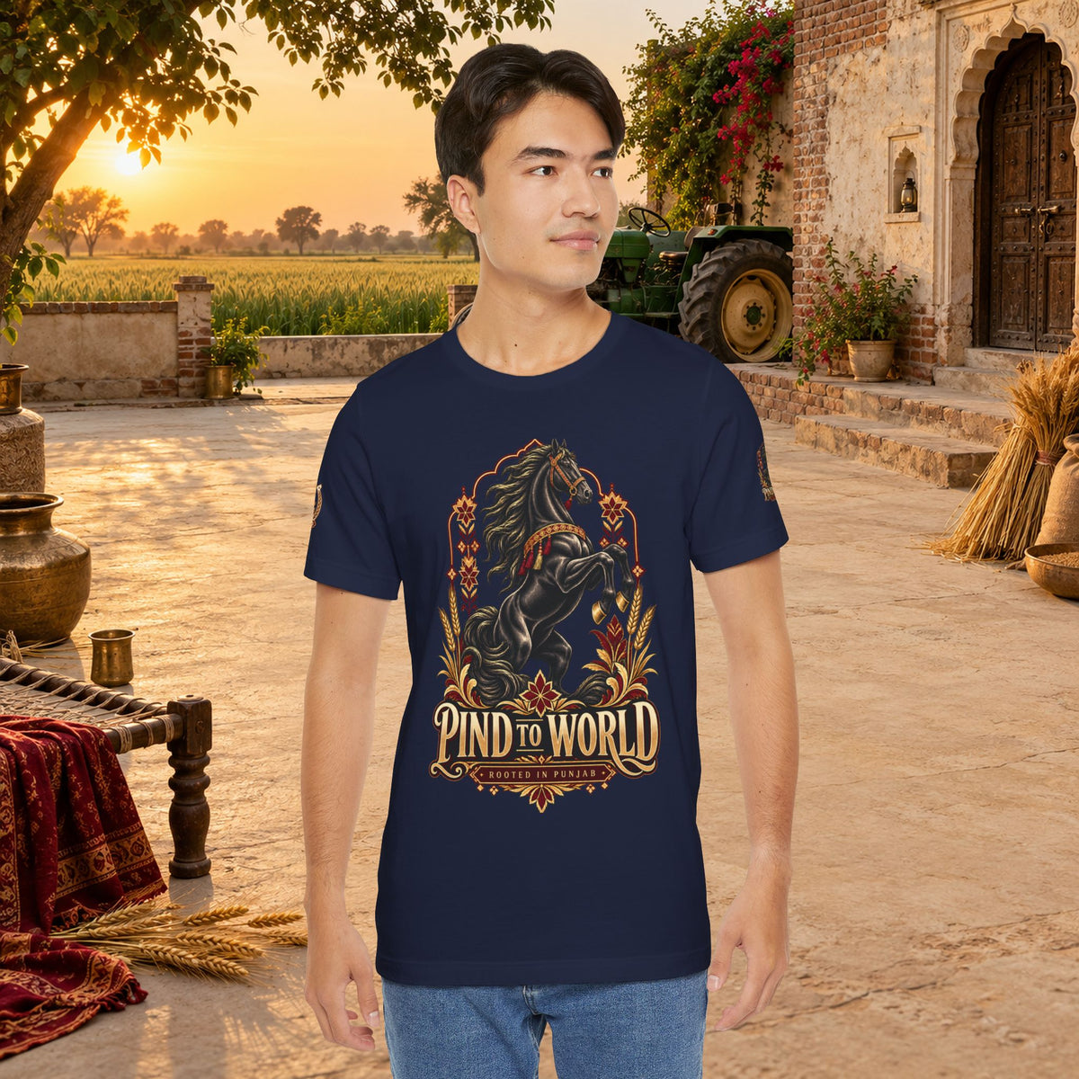 Pind to World Horse Graphic Tee