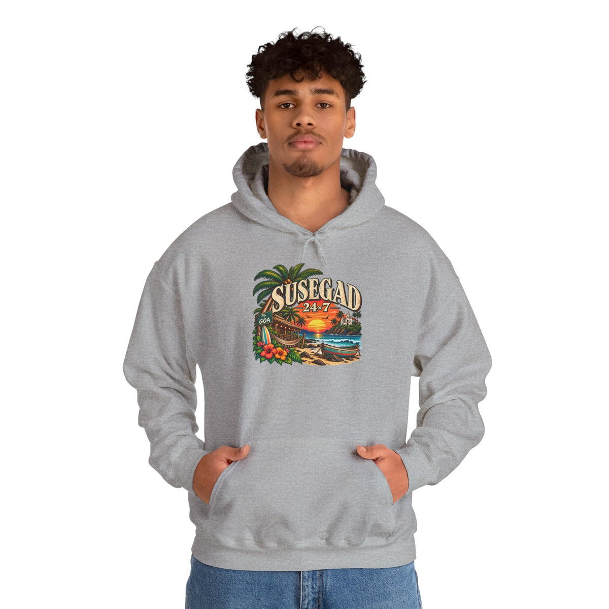 Susegad 24x7 Tropical Sunset Hoodie