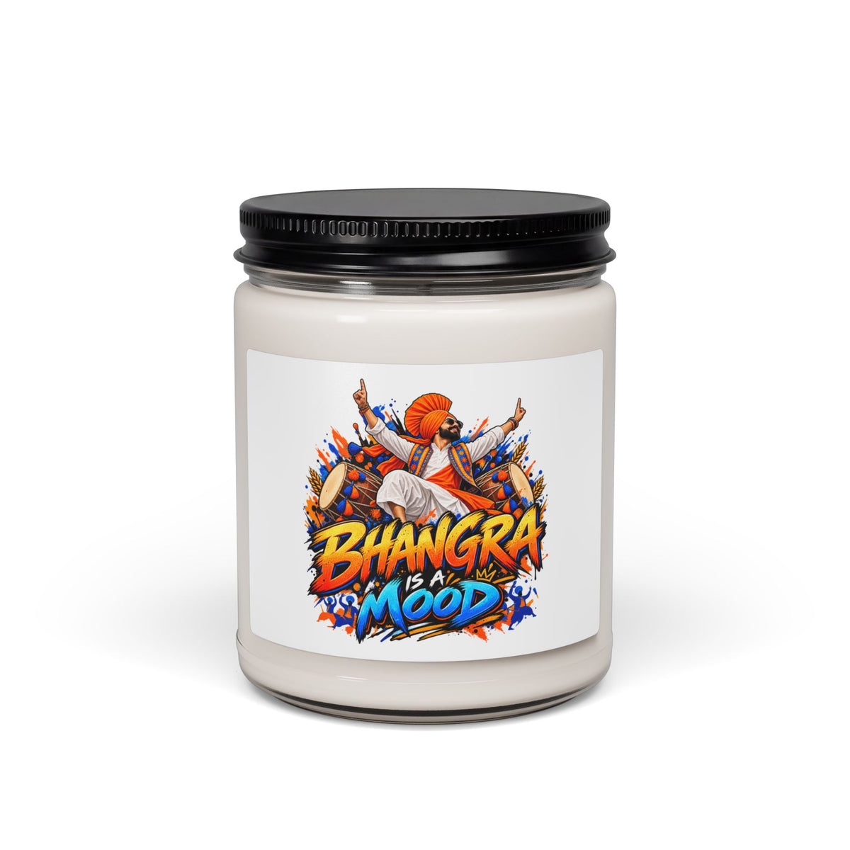 Bhangra Is A Mood Scented Soy Candle – 9oz Indian Dance Inspired Fragrance — product image 6