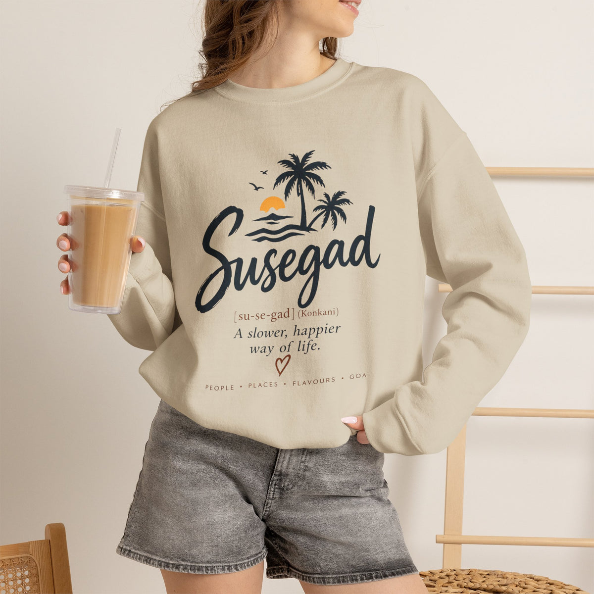 Susegad Sunrise Sweatshirt | Goan Heritage