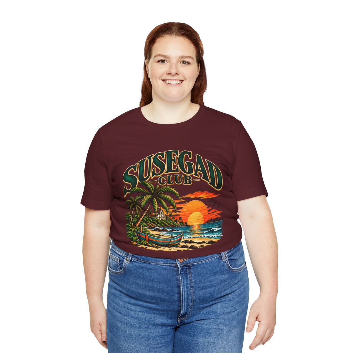 Susegad Club Sunset Beach Jersey T-Shirt