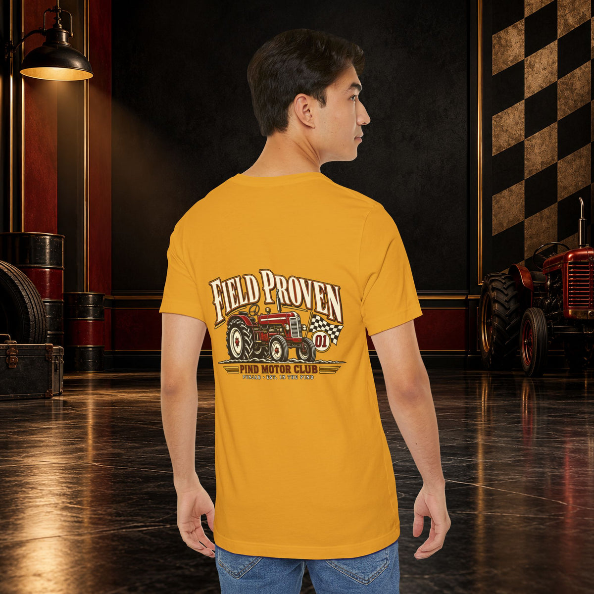 PIND Motor Club Vintage Car Graphic Tee