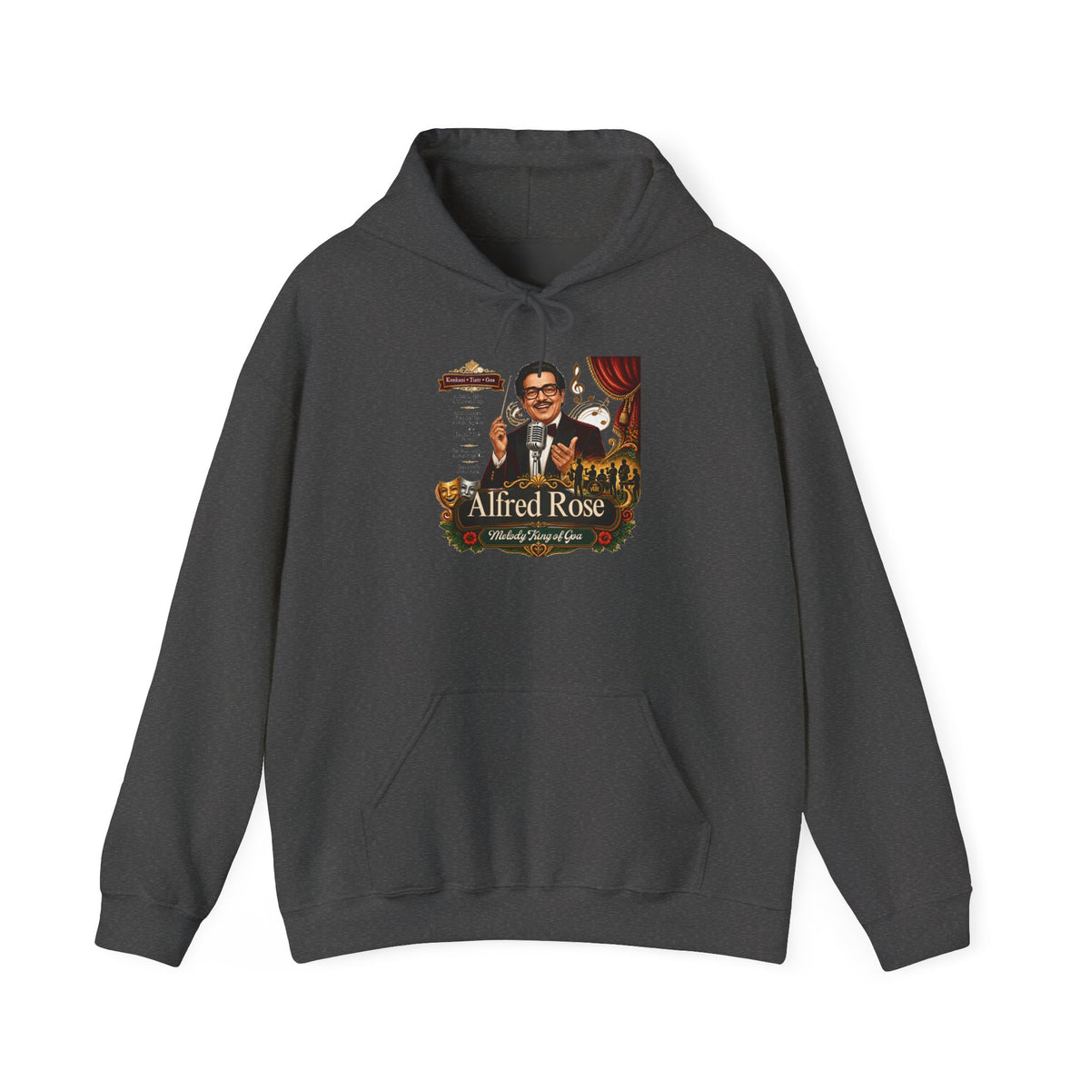 Alfred Rose Hoodie | Vintage Goan Music Tribute