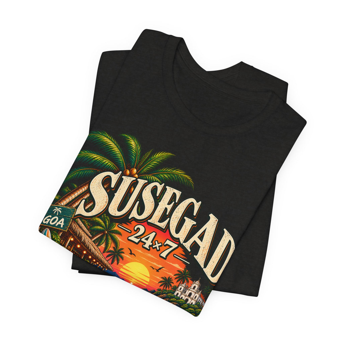 Susegad 24x7 Goa Sunset Jersey T-Shirt