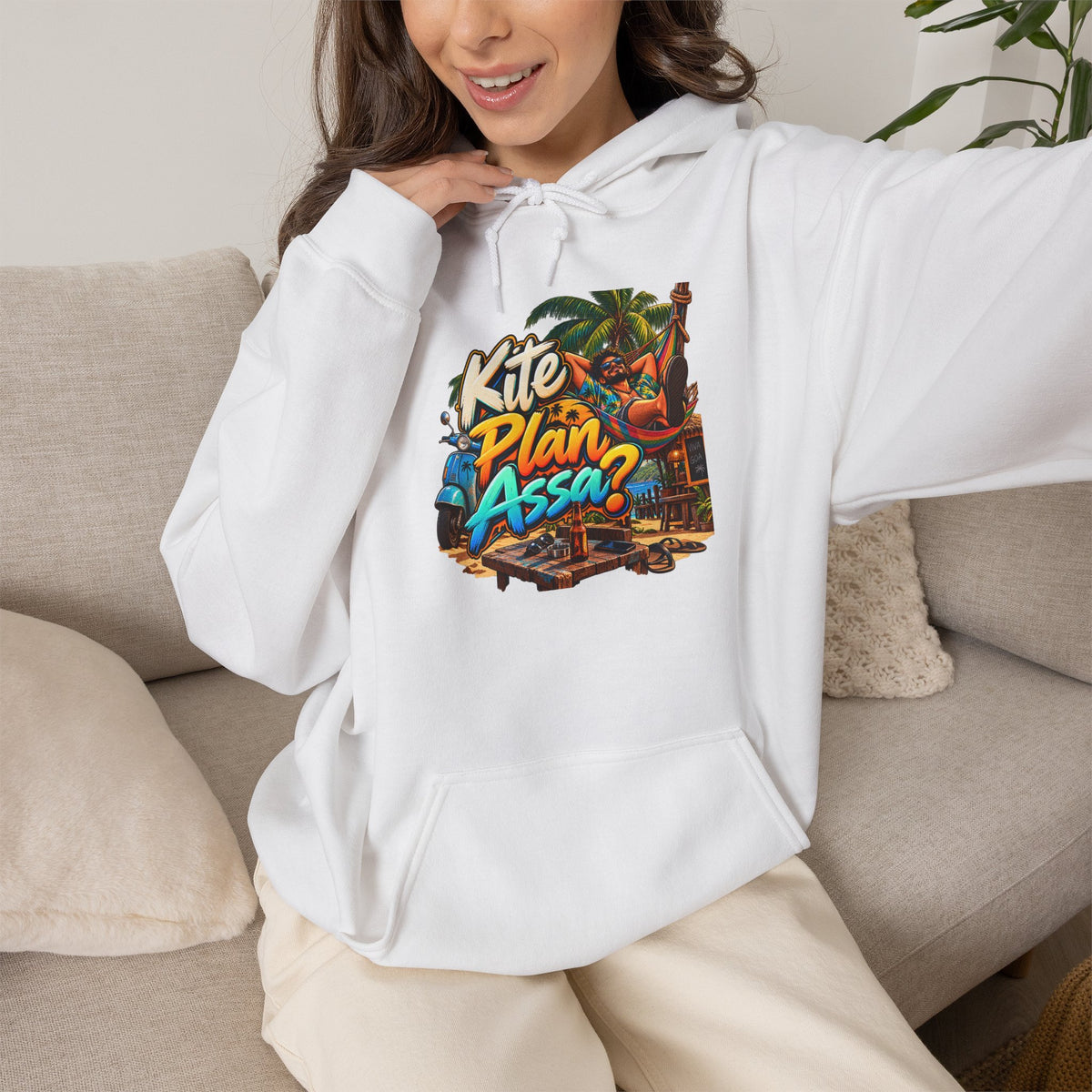 Kite Plan Assa? | Goan Heritage Heavy Blend Hoodie — Hammock Edition