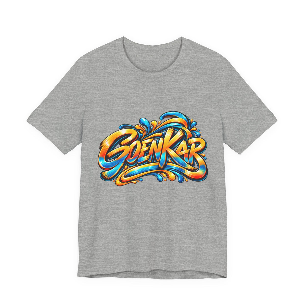 Goenkar Goan Pride Lettering Jersey T-Shirt — existing garment photograph 8 showing this design