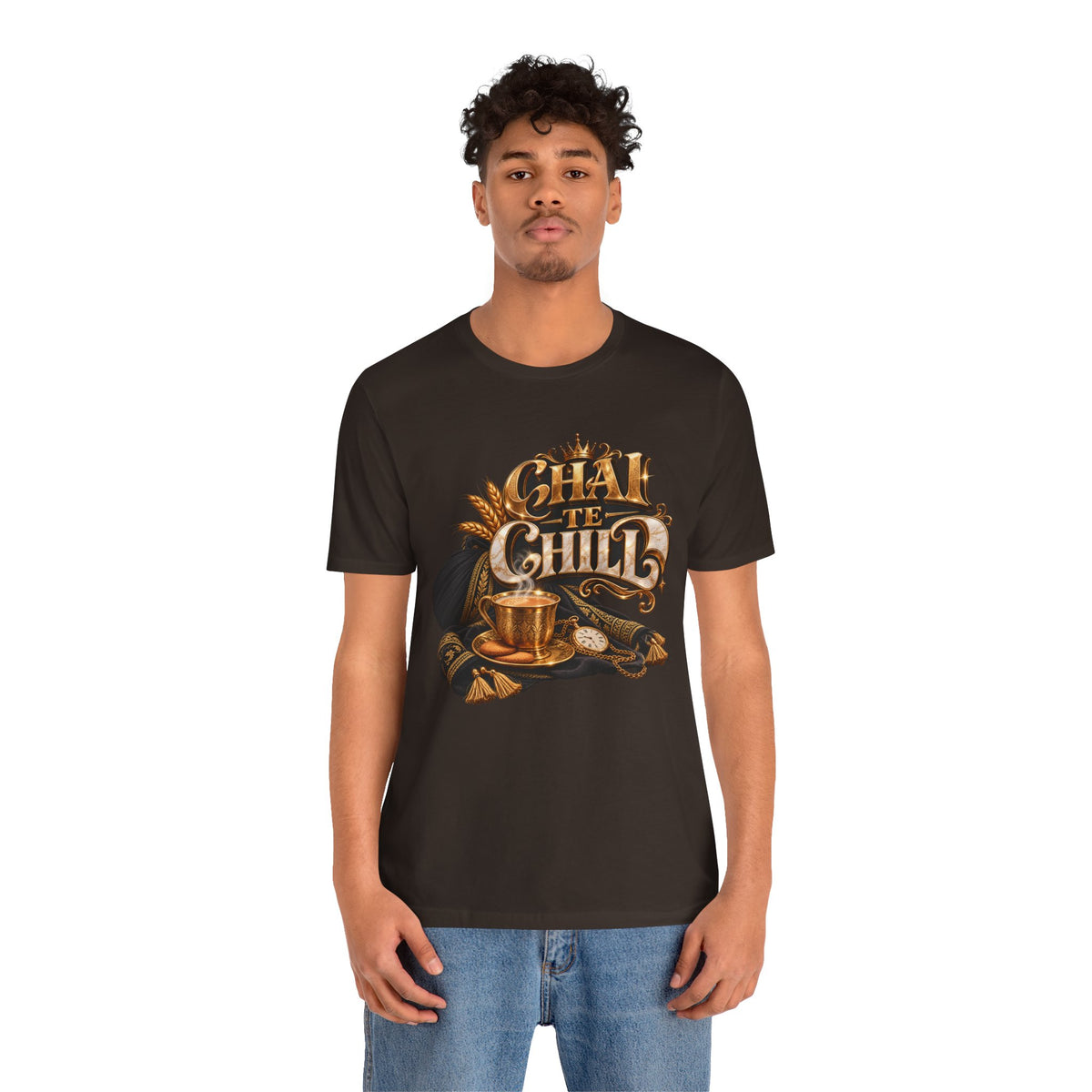 Chai Te Chilli T-Shirt — Vintage Indian Tea Design