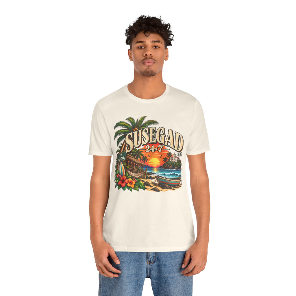 Susegad 24x7 Goa Sunset Jersey T-Shirt