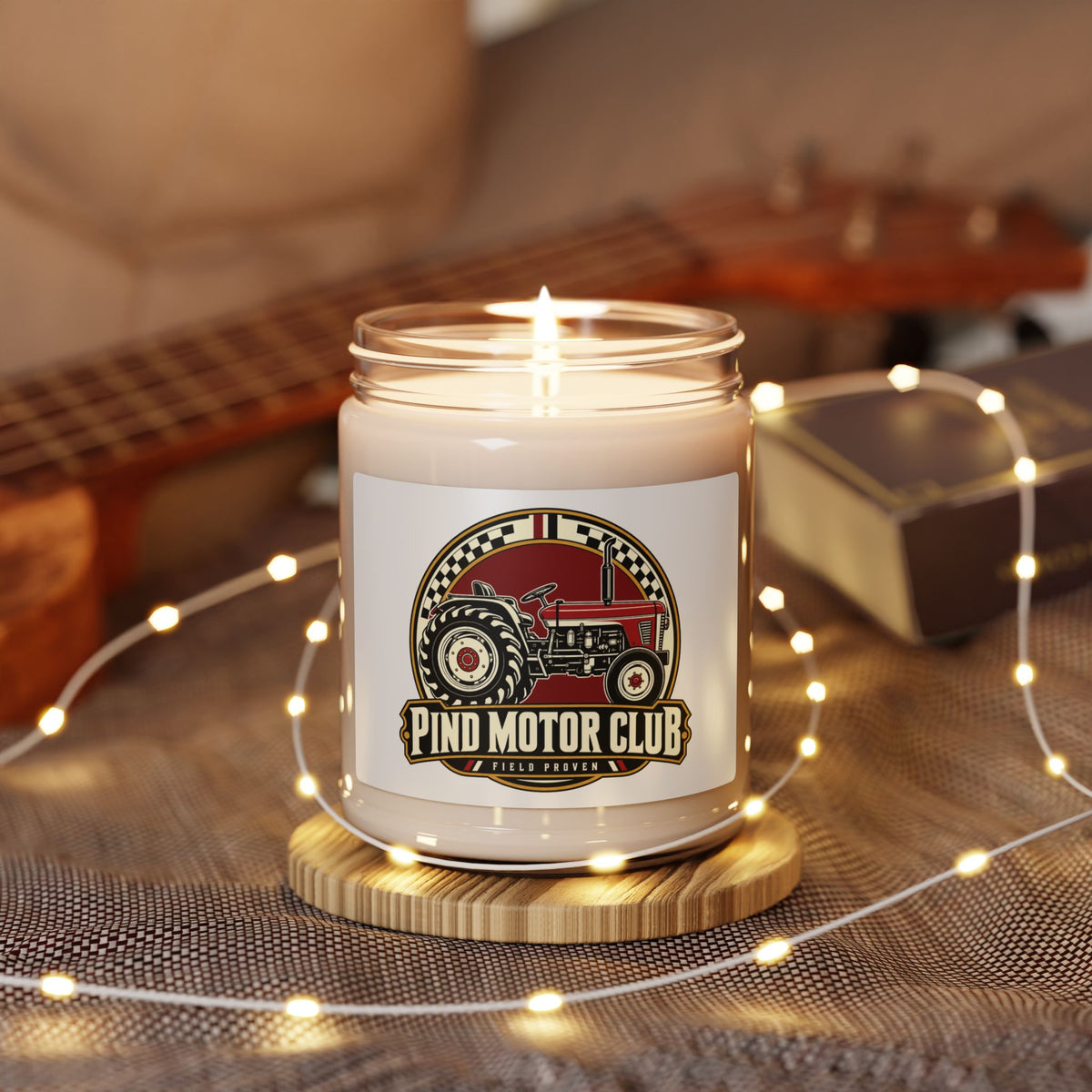 Pind Motor Club Vintage Tractor Soy Candle