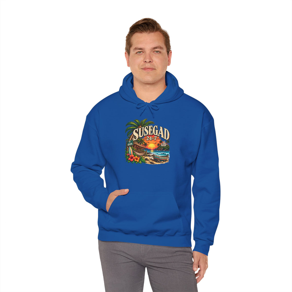 Susegad 24x7 Tropical Sunset Hoodie