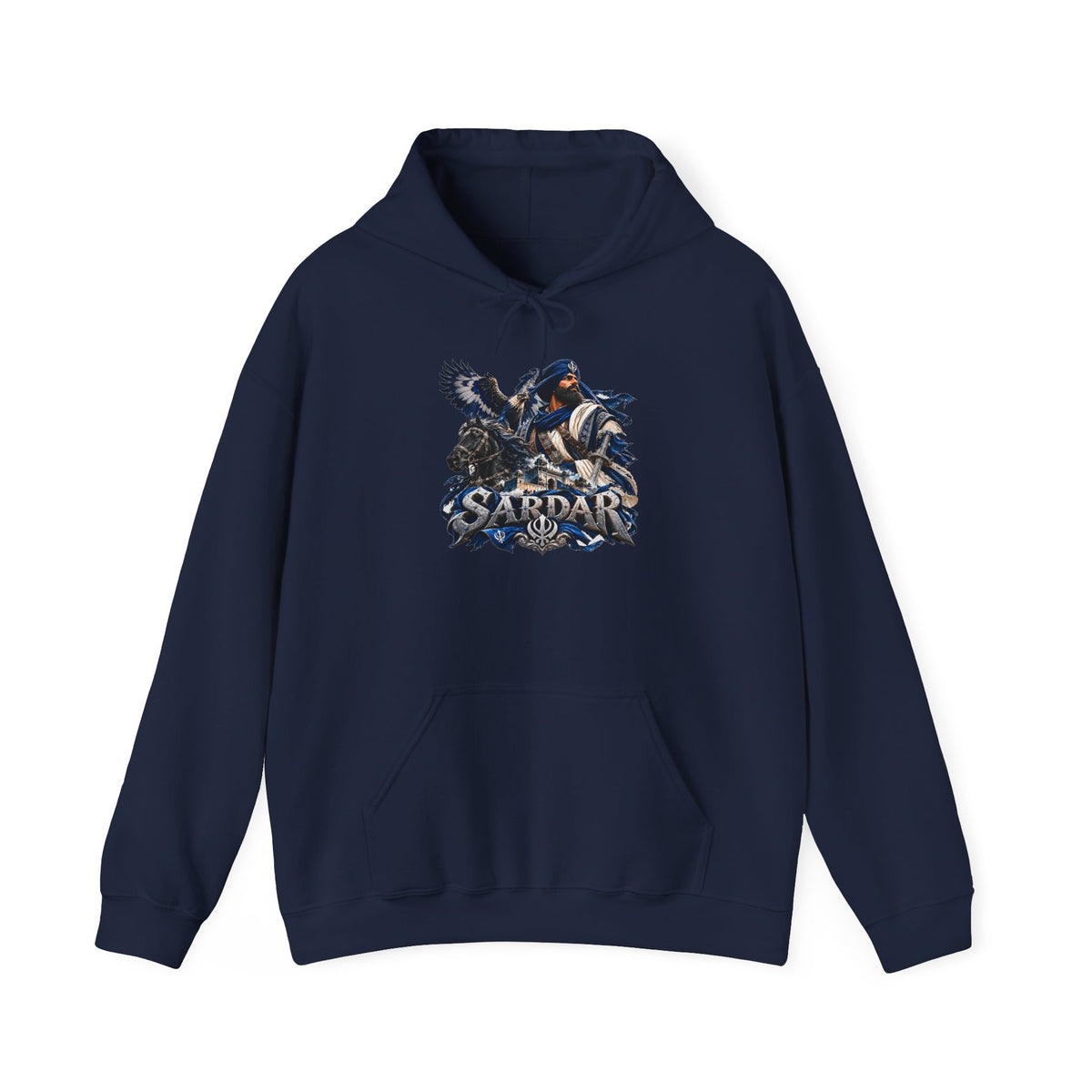 Sardar Warrior Graphic Hoodie – Heritage Streetwear — product image 5