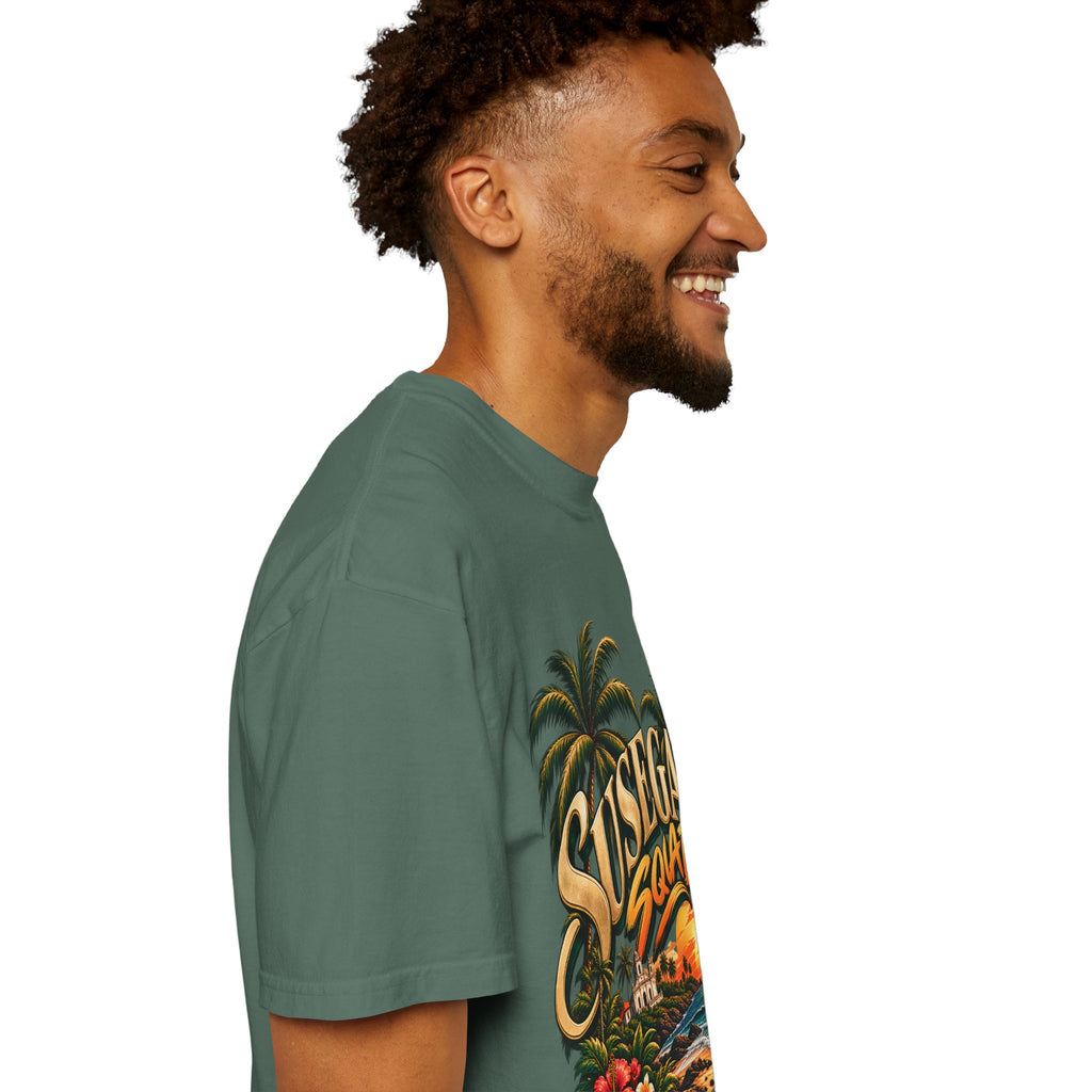 Susegad Squad Sunset Garment-Dyed T-Shirt