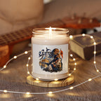 Sikh Heritage Soy Candle — 9 oz Jar, Golden Temple & Devotional Artwork