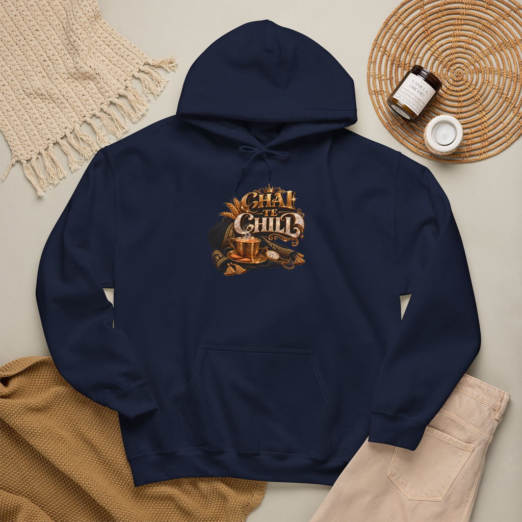 The Chill Coffee Graphic Hoodie | Autumn Leaves Pullover