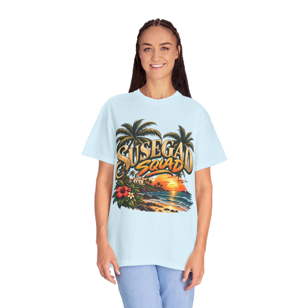 Susegad Squad Sunset Garment-Dyed T-Shirt