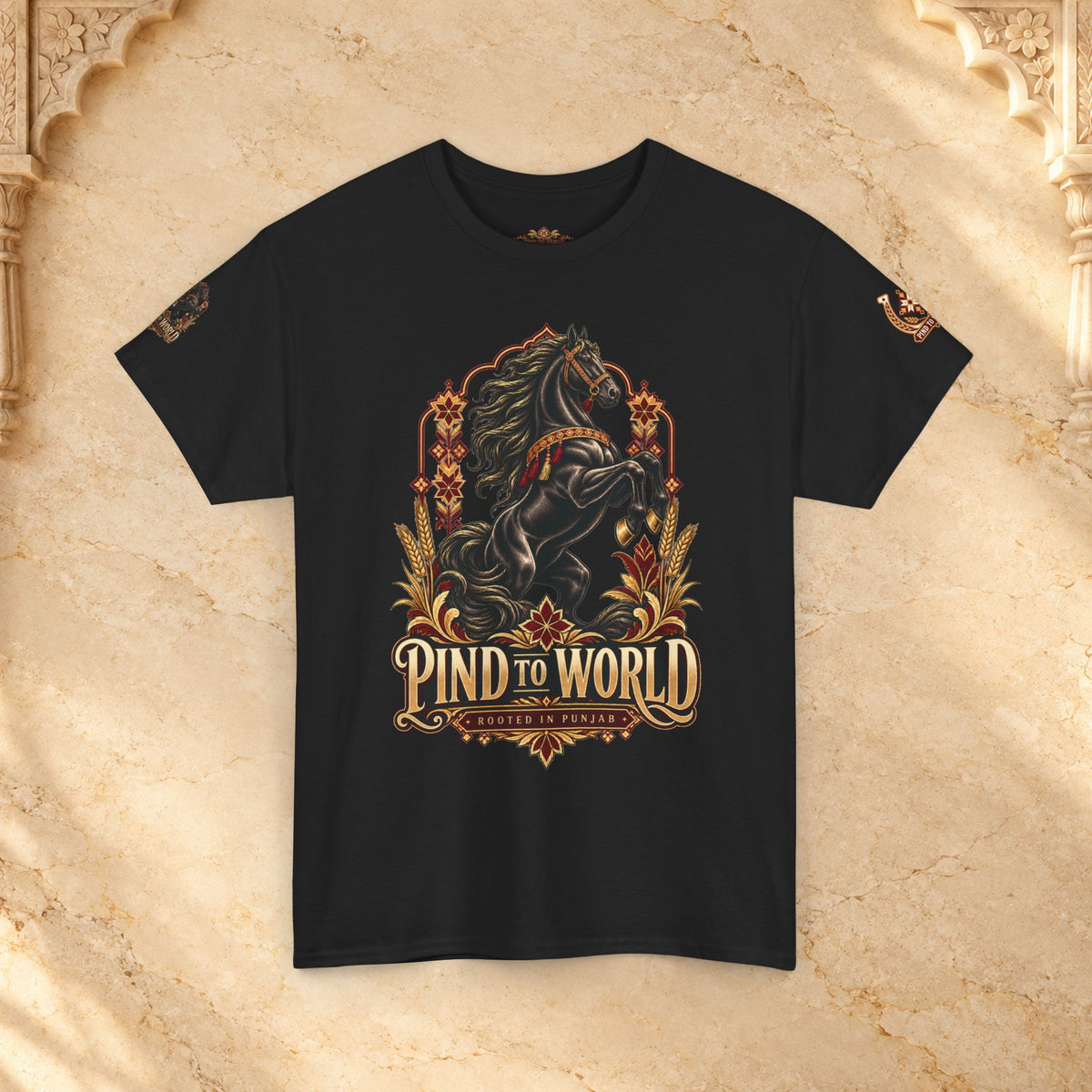 PIND TO WORLD Horse Graphic T-Shirt