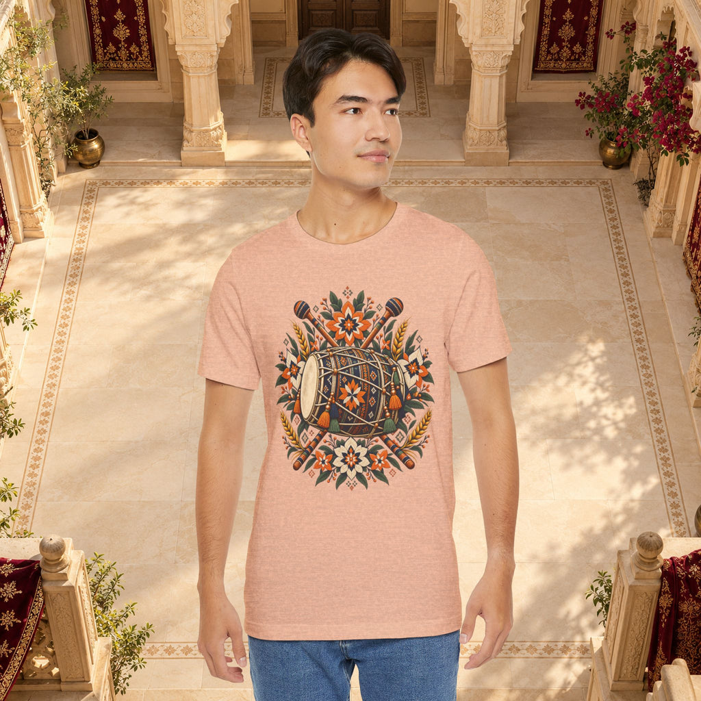Boho Folk Drum Mandala T-Shirt
