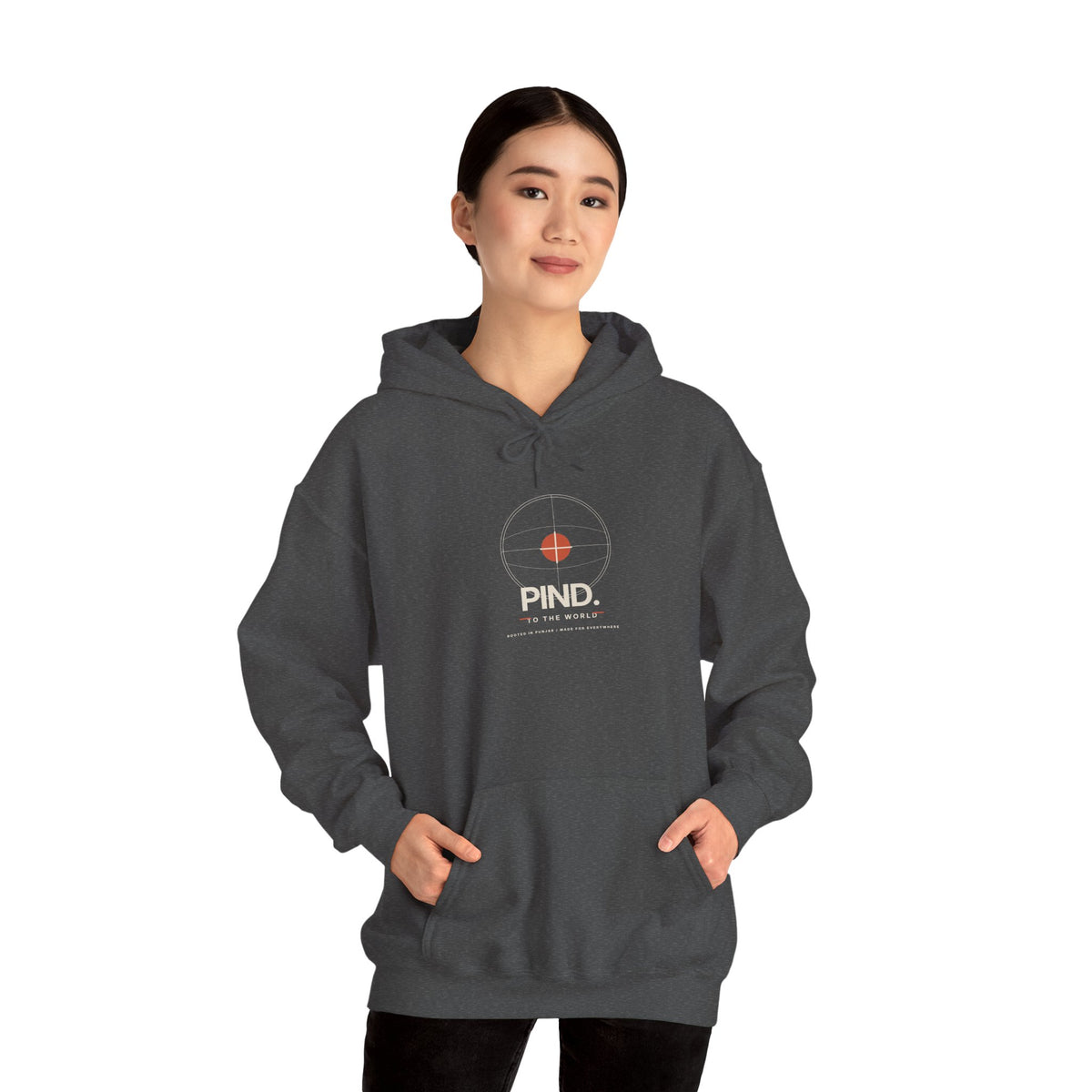 PIND. Minimalist Basketball Graphic Hoodie
