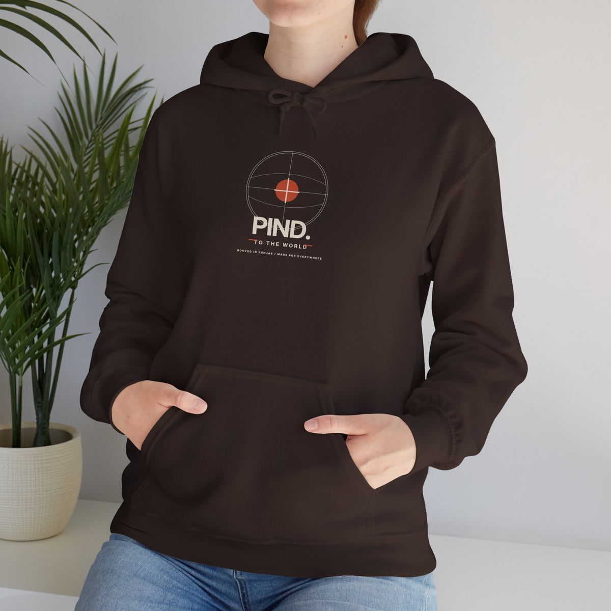PIND. Minimalist Basketball Graphic Hoodie