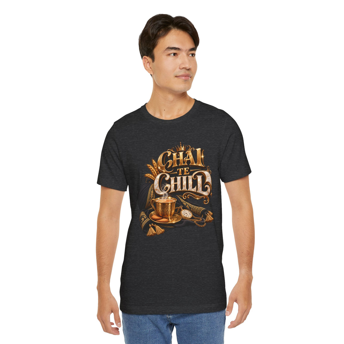 Chai Te Chilli T-Shirt — Vintage Indian Tea Design