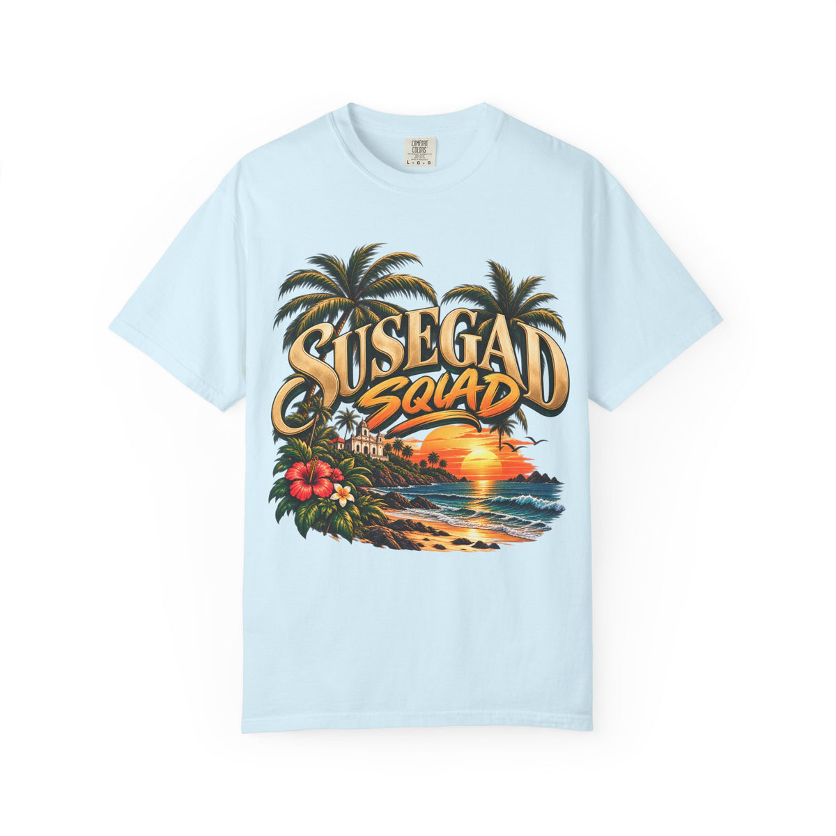 Susegad Squad Sunset Garment-Dyed T-Shirt