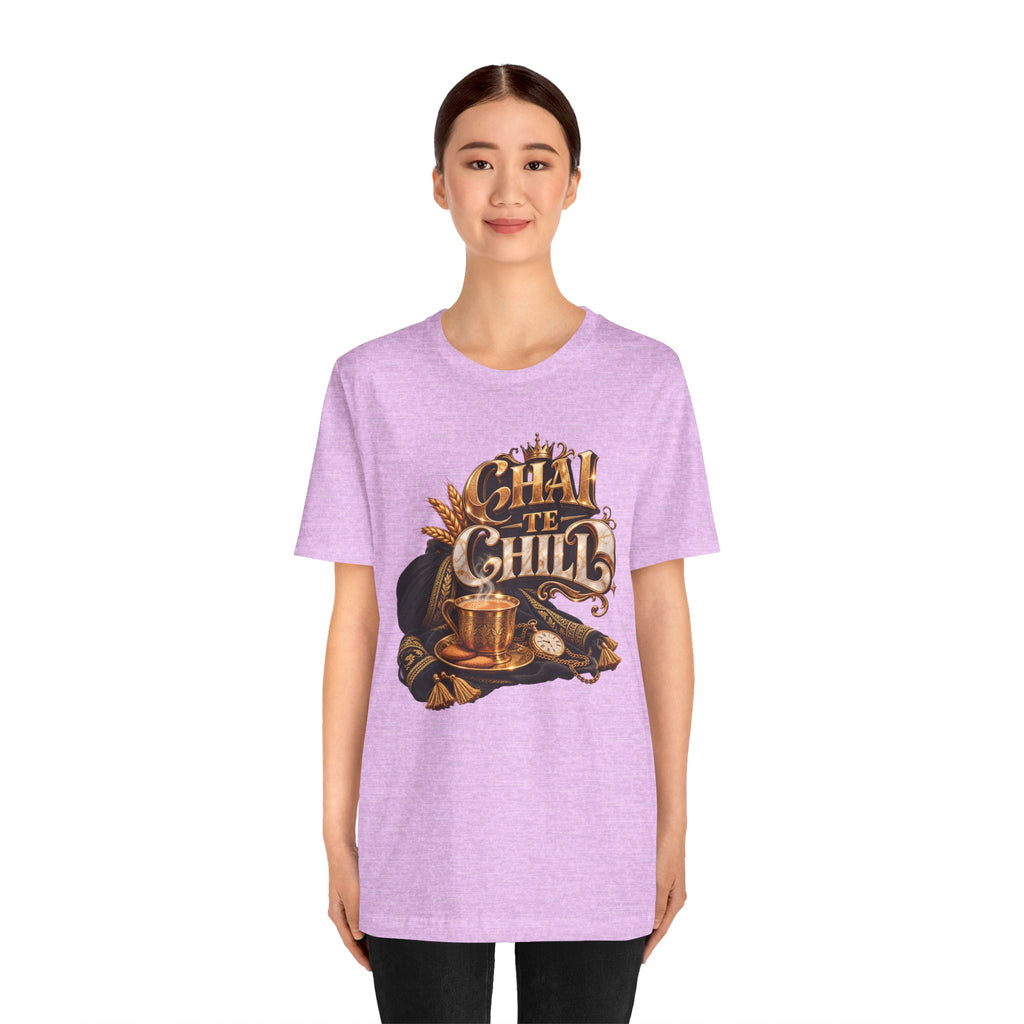 Chai Te Chilli T-Shirt — Vintage Indian Tea Design