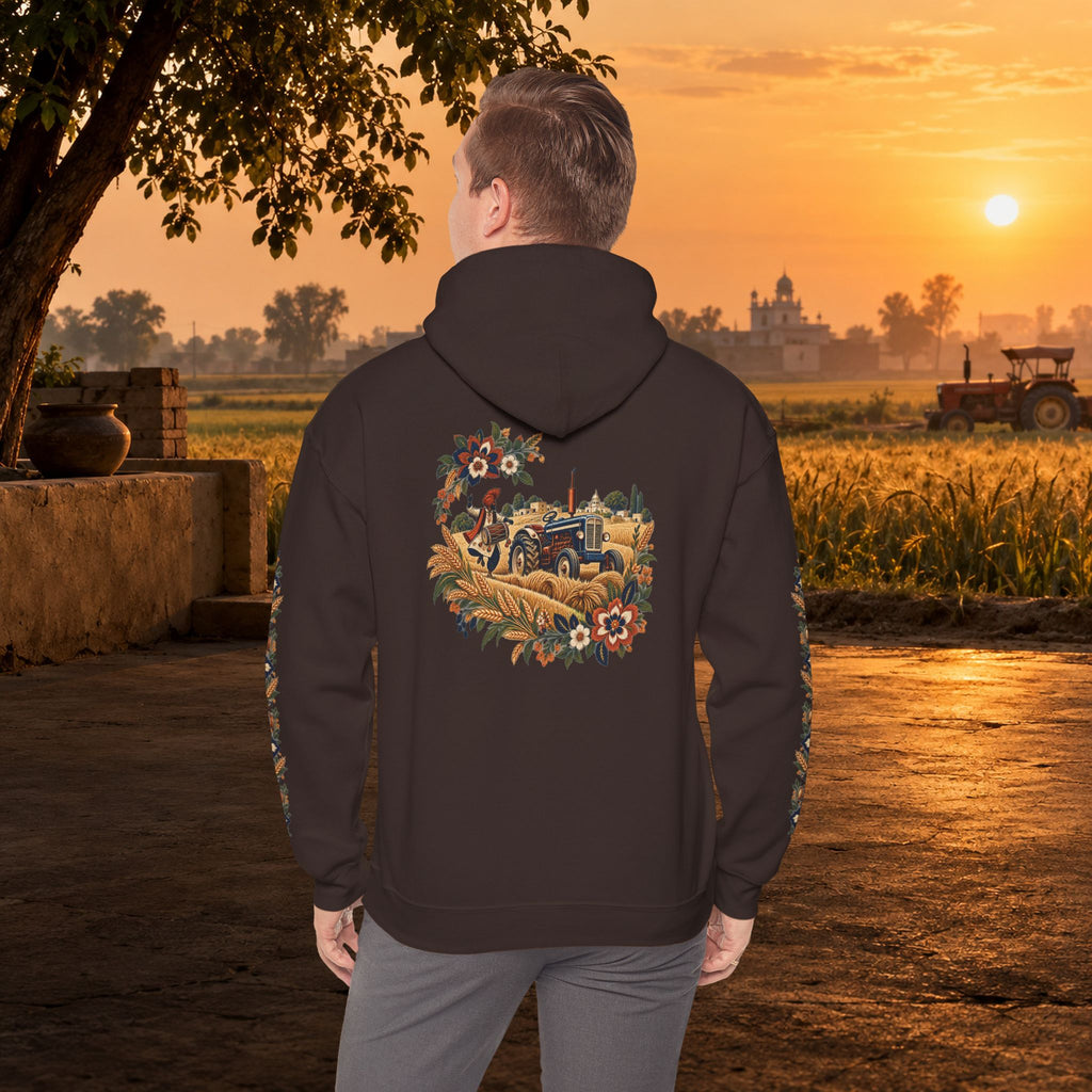 Bohemian Folk Art Drum Hoodie