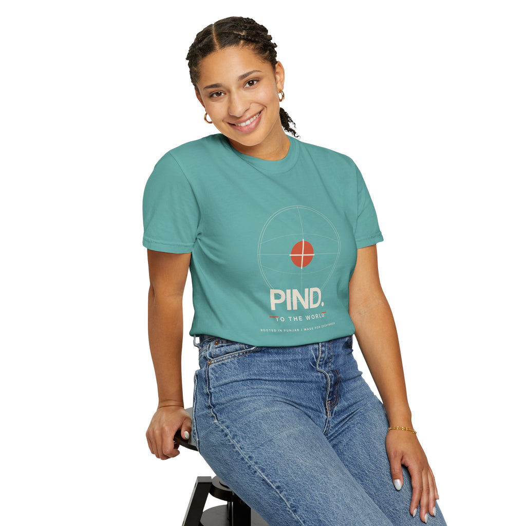 PIND. Punjabi Heritage Graphic T-Shirt | Garment-Dyed Tee